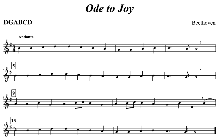 Ode To Joy 